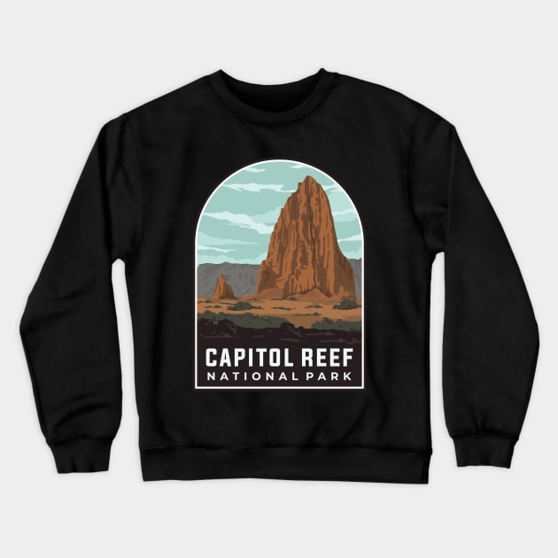 Capitol Reef National Park Crewneck Sweatshirt by Mark Studio